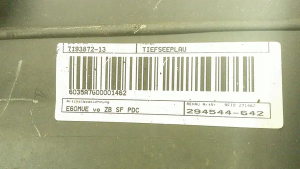 Paraurti anteriore BMW 5 E60 E61 con PDC 7178079 image 7