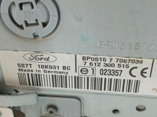 Radio 5S7T18K931BC Ford Mondeo Mk4 (2007-2014) OEM 5907911380489 image 3