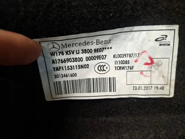OEM S26372988 Revestimento Lateral Porta-Malas Esquerdo image 5