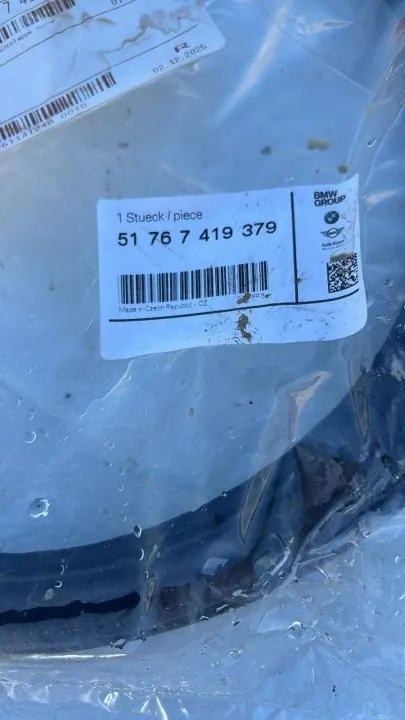 Junta do capô BMW Série 3 G20 G21 OEM 51767419379 image 3