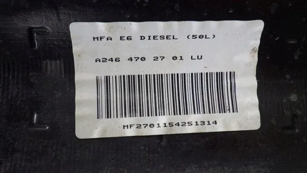 Depósito de combustible Mercedes-Benz OE A2464702701 - Usado image 7