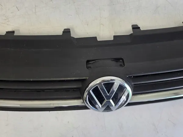 VW Polo V Lift Front Bumper Grill Left Right Chrome 2014-2017 OEM image 3