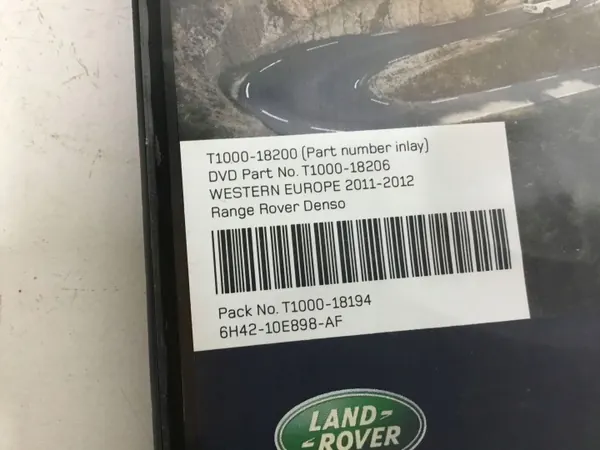 Cartes navigation OEM T100018200 CD/DVD Land Rover image 4