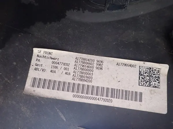 Parachoques delantero MERCEDES CLASE A W177 2018- A1778804200 image 6