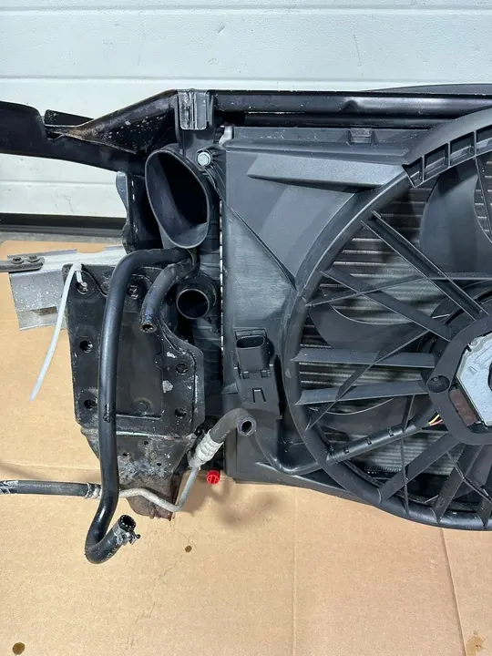 Painel frontal, radiador, ventilador, reforço Mercedes SL R230 image 10