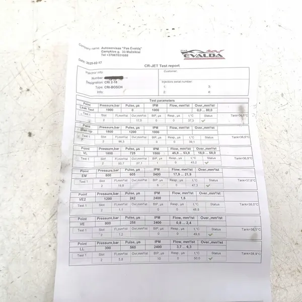 Iniettore JAGUAR XE (X760) 2.0L diesel 2015 image 4