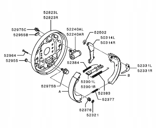 Mitsubishi Bremsenteile OEM WB/4600A111 - Gebraucht image 4
