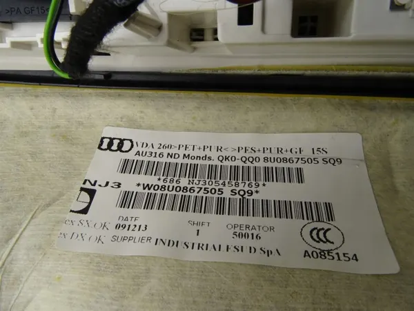 Sisävalo OEM 8U0867505 Audi Q3 8U 2011-2018 image 9