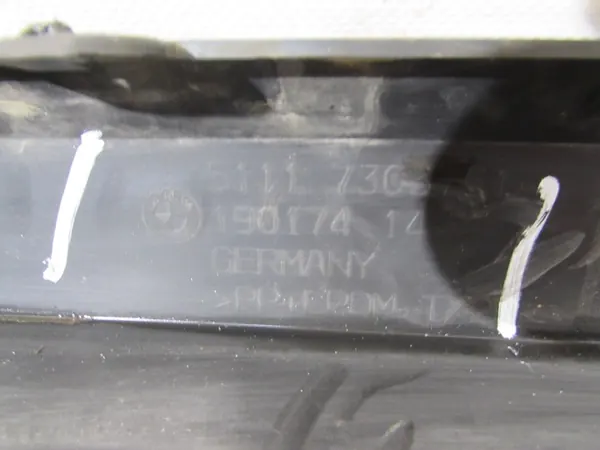 Framskärm BMW X6 E71 E7 Stötfångardekor Nedre 51117172270 image 6