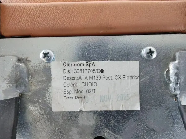 Encosto de Cabeça Maserati Quattroporte V OEM 30817705 - Usado image 3