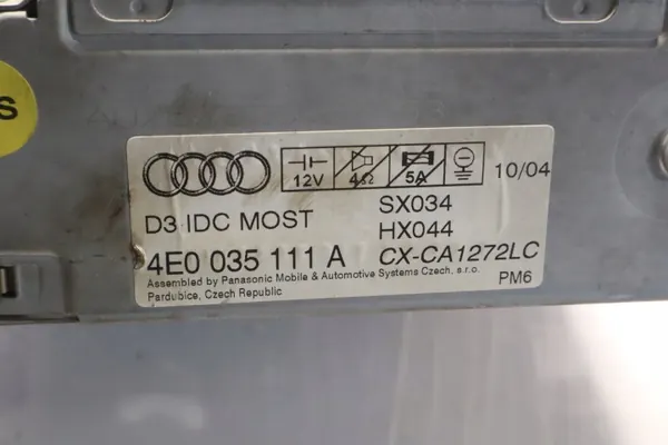 Changer CD/DVD Audi A6 C6 OEM 4E0035111A image 7