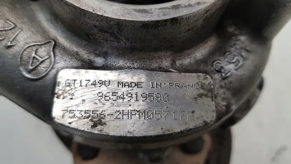 Turboaggregat 0375K8 GT1749V 2.0 HDI TDCi Garrett image 4