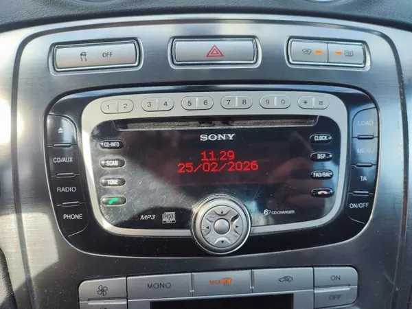 Rádio CD Sony OEM VP6M2F-18C821-FB para Ford Mondeo MK4 image 2
