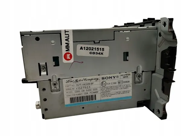 Rádio CD Sony OEM VP6M2F-18C821-FB para Ford Mondeo MK4 image 4