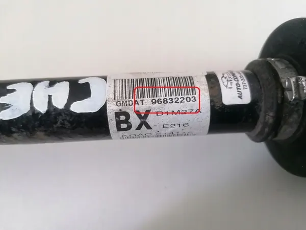 Arbre de transmission gauche Chevrolet OE 96832203 image 3