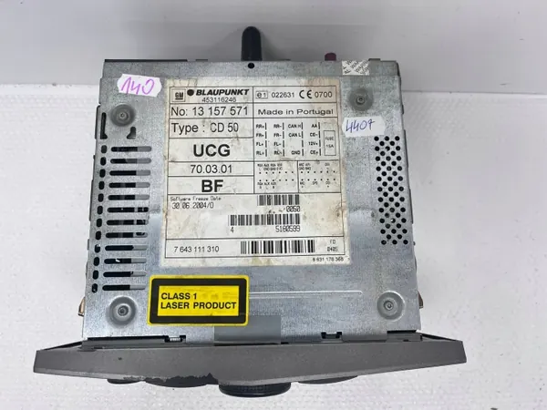 Radio d'origine Opel CD50 avec écran - OEM 13157571 image 4
