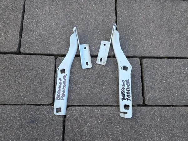 OEM 9680631380/1480 Motorkapscharnieren Set - Wit image 3