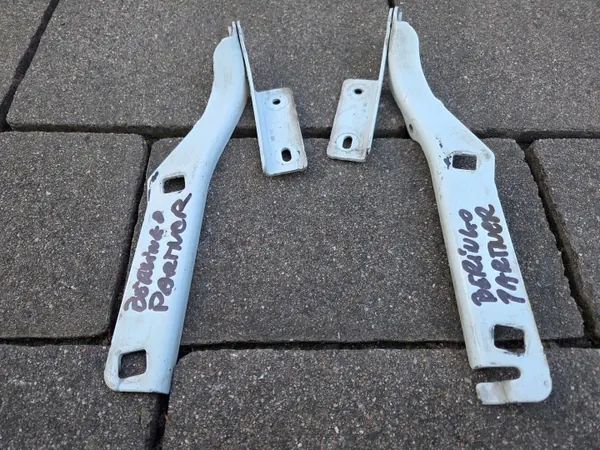 OEM 9680631380/1480 Motorkapscharnieren Set - Wit image 4