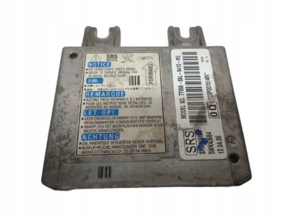 Module Airbag Honda City IV OEM 77960SELN412M3 image 2