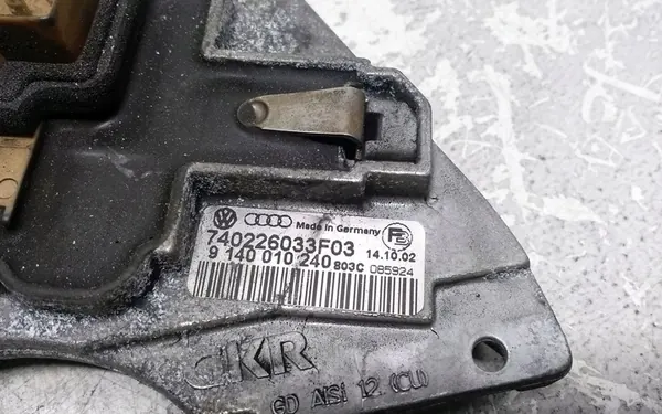 Weerstand Ventilator Volkswagen Passat B5 Audi A4 B5 OEM 740226033F03 image 3