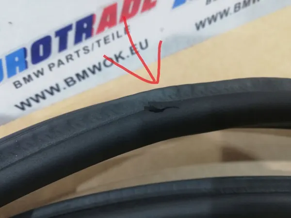 Junta puerta delantera BMW OEM 7468928 7393423 - Usado image 6
