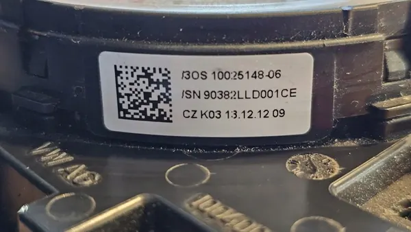 VW Airbag Spiral Kabel 5K0953549A image 4