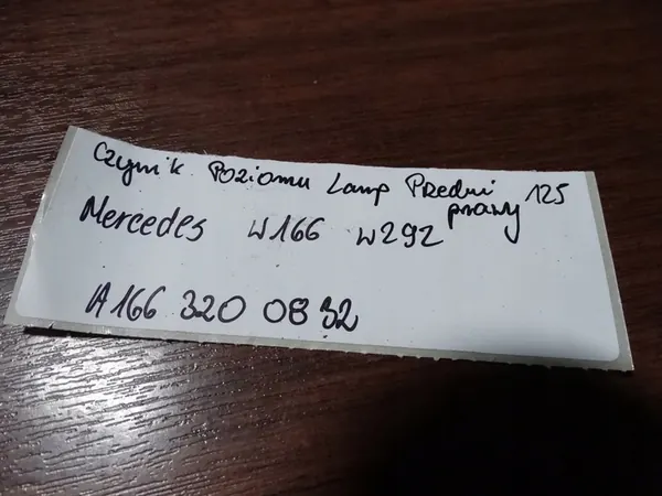 Rechter voorlamp niveausensor Mercedes W166 image 3