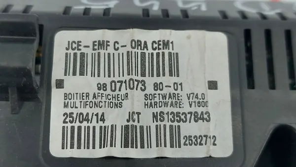 CITROEN DS3 Radio-Display OEM 9807107380 - Gebraucht image 9