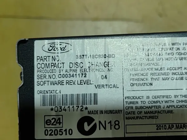Ford Mondeo MK4 Versnellingspook OEM 3S7T18C830BD image 5