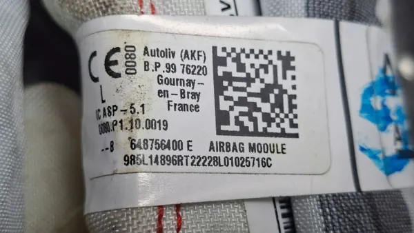 Rideau Airbag OEM S26279616 pour Dacia Sandero III image 3