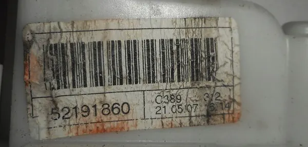 Vordere rechte Schloss Fiat 500 4 Pin 52191860 image 4