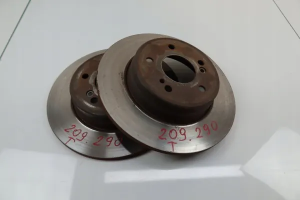 Mercedes W209 CLK Bakre bromsskivor 290mm OEM w209-tarcz-t image 2