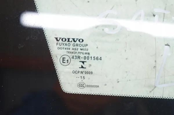 Volvo V60 I vänster bakre sidoruta OEM SZYBA KAROSERYJNA image 3