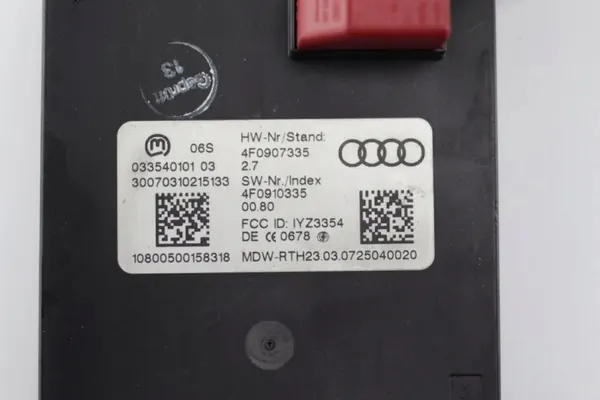 Module Keyless OEM 4F0907335 pour Audi A6 C6 2.0 TDI image 4