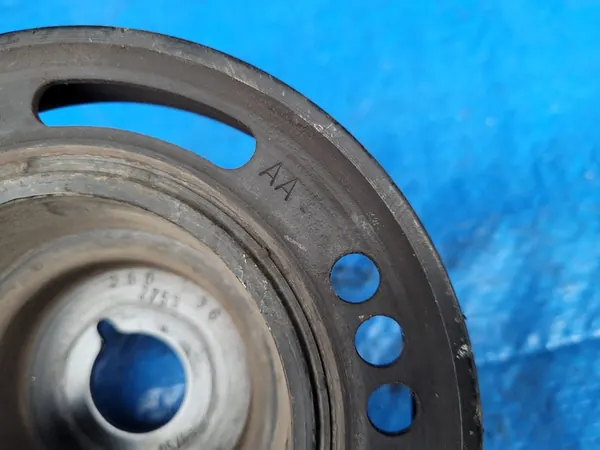 OPEL Meriva A Astra G Polia do virabrequim 1.6 Z16XE 90531581 image 8