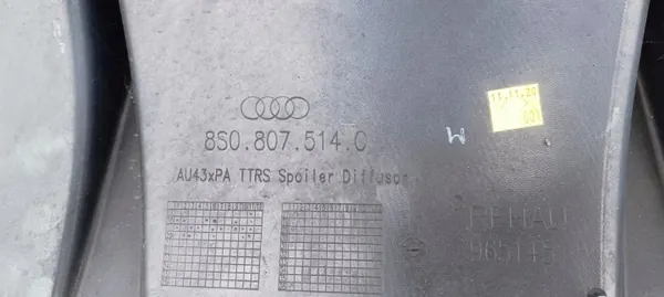 Audi TT RS 8S Achterbumper Diffusor OEM 8S0807514C image 8
