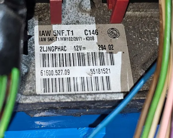 Moottorinohjain Fiat OE 55181521 image 2