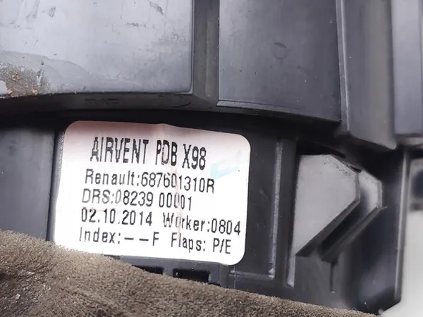 Grelha de Ventilação Lateral Painel Renault Trafic III 687601310R image 7
