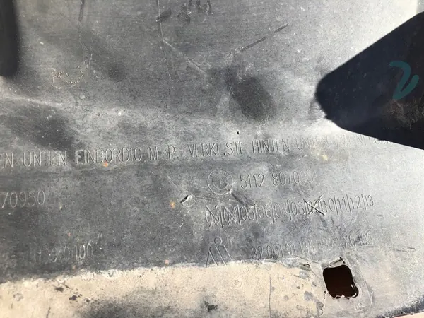 Bakre stötfångardiffusor BMW 1 F40 M-Paket Svart image 4