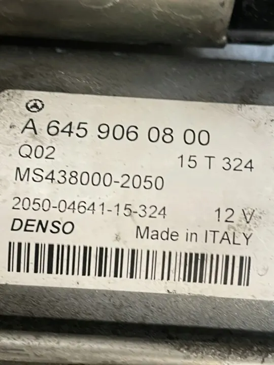 Mercedes startmotor OEM A6459060800 voor A-Klasse W176 image 6