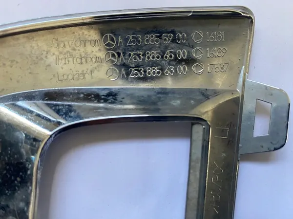 Front Bumper Chrome Trim Mercedes GLC W253 OEM A2538856900 image 8