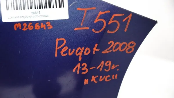 Pare-chocs avant Peugeot 2008 13-19R KUC image 7