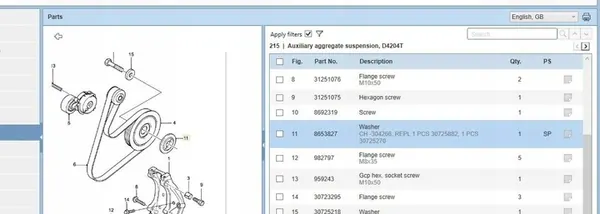 Polia do virabrequim Volvo S40 II 2.0L 100kw OEM 30725270 image 4