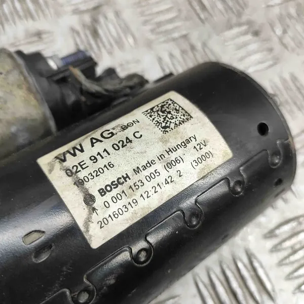 Motor de arranque VW CADDY IV FURGON 2.0L diesel 02E911024C image 6