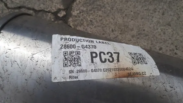 Middenuitlaatdemper OEM 28600-G4370 voor Hyundai i30 image 9