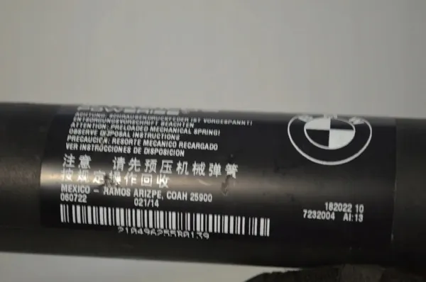 Amortiguador Derecho Maletero OEM 51247232004 BMW X3 F25 image 4