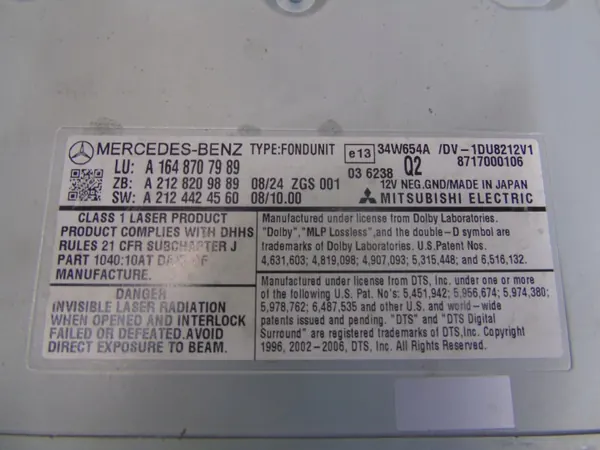 Mercedes CD-Wechsler A1648707989 - Gebrauchtes OEM-Teil image 3