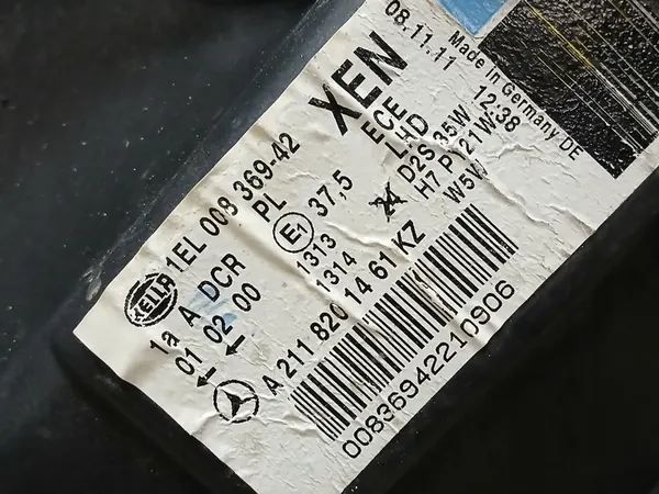 Rechter Koplamp Mercedes E-Klasse W211 02-09 Xenon A2118201461 image 7