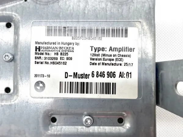 Geluidsversterker OEM 6846906 voor BMW F20 F30 Serie image 3