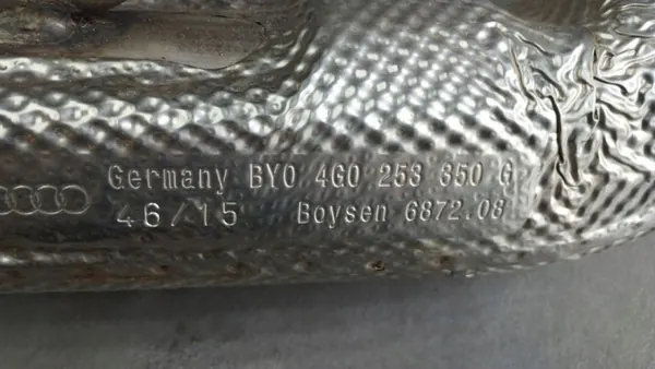 Audi OE 4G0253350G Gebruikte uitlaatpijp image 7